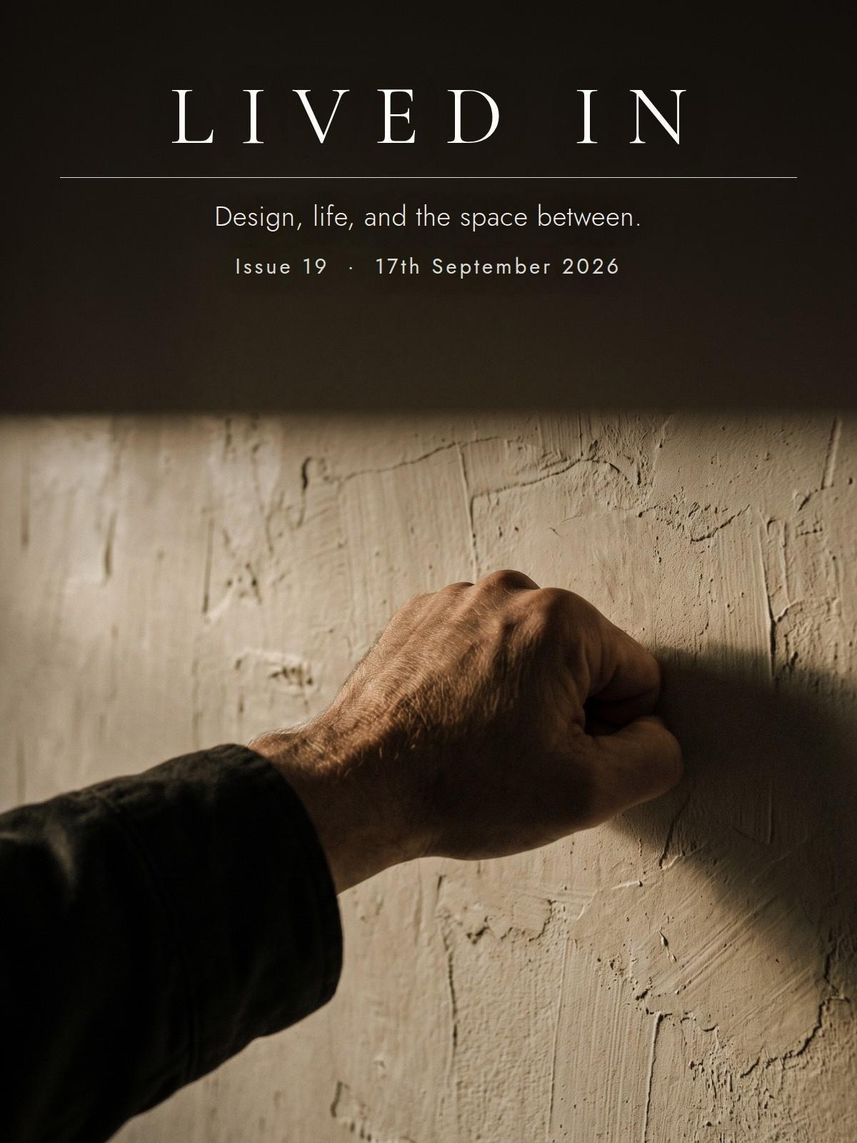 Lived In, Issue 19: Knock On The Wall